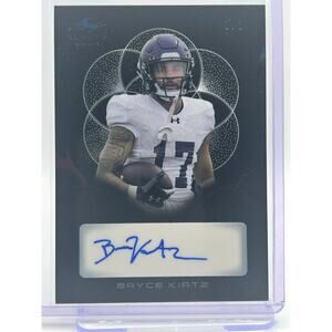 2024 Leaf Trinity Football Bryce Kirtz Black Acetate Auto 1/1 SSP Northwestern